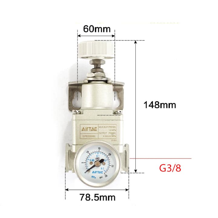Регулятор давления AirTAC GPR40010HG — фото товара