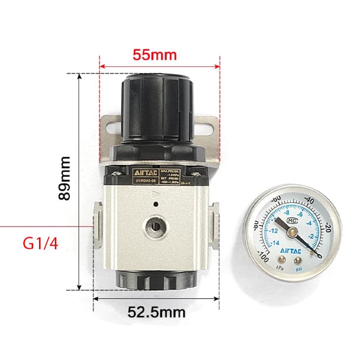 Регулятор давления AirTAC GVR20008G — фото товара