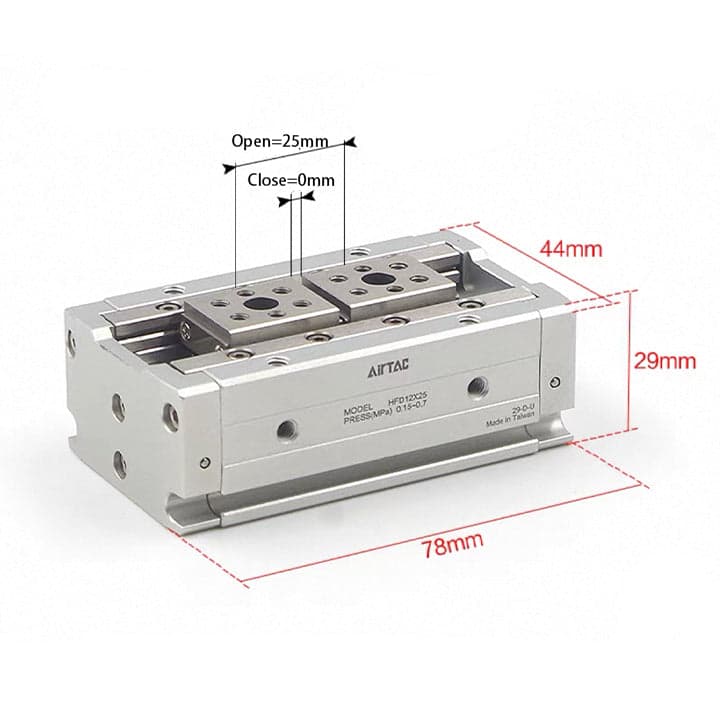 Пневмозахват AirTAC HFD12X25 — фото товара