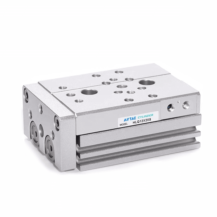 Двухосевой прецизионный пневмоцилиндр со скользящим столом AirTAC HLQ25X150SBST — фото товара
