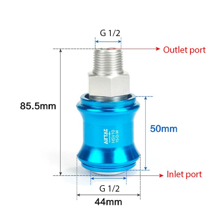 Ручной золотниковый клапан AirTAC HSV15G — фото товара