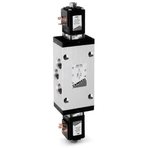 Распределитель с электромагнитным управлением Camozzi 452C-011-50-A6E — фото товара