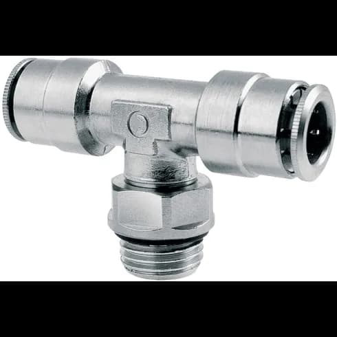 Тройник цанговый с резьбой Camozzi X6432-8-1/4-SS316, арт. X6432 8-1/4 SS316 — фото товара