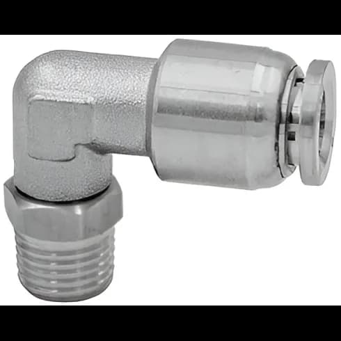 Штуцер цанговый угловой с наружной резьбой Camozzi X6520-14-1/4-SS316, арт. X6520 14-1/4 SS316 — фото товара