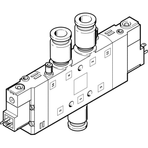 Распределитель с электроуправлением Festo CPE24-M1H-5JS-QS-12