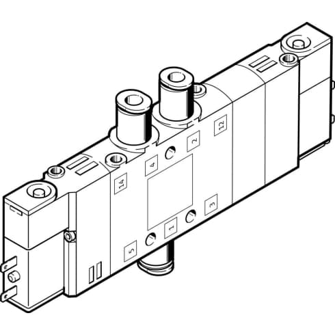 Распределитель с электроуправлением Festo CPE14-M1BH-5/3E-QS-6