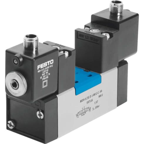 Распределитель с электроуправлением Festo MDH-5/3E-D-2-M12D-C