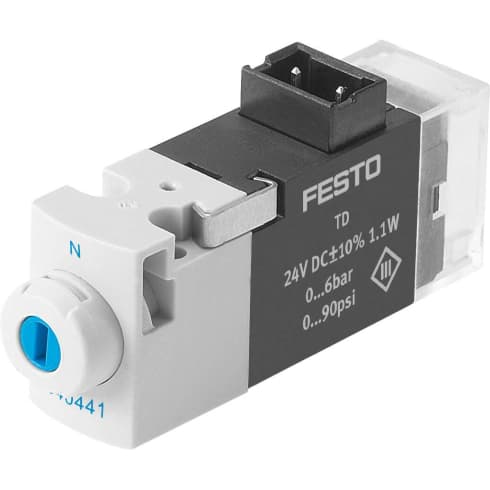 Распределитель с электроуправлением Festo MHA1-M1LH-3/2O-0,6-TC