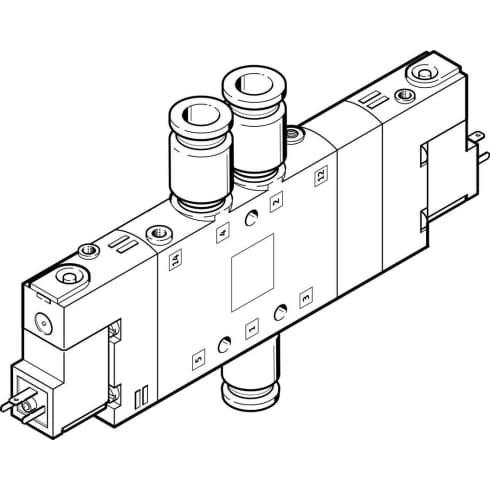 Распределитель с электроуправлением Festo CPE18-M3H-5/3E-QS-8
