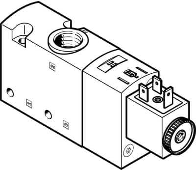 Распределитель с электроуправлением Festo VUVS-LT30-M32U-MD-G38-F8-1B2