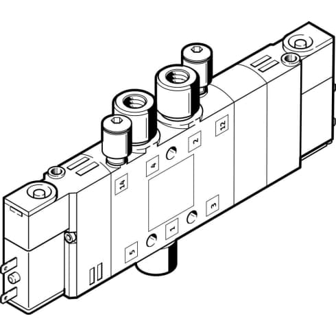 Распределитель с электроуправлением Festo CPE10-M1BH-5/3GS-QS6-B
