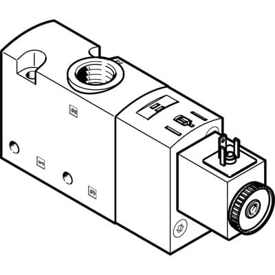 Распределитель с электроуправлением Festo VUVS-LT30-M32U-MD-G38-F8-1C1
