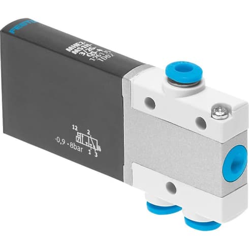 Распределитель с электроуправлением Festo MHE2-M1H-3/2O-QS-4