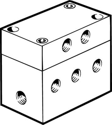 Пневмораспределитель Festo VL-5/4-1/4