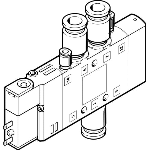 Распределитель с электроуправлением Festo CPE14-M1BH-5LS-QS-6