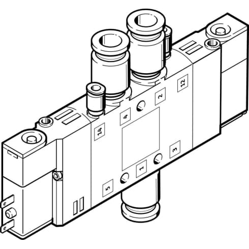 Распределитель с электроуправлением Festo CPE14-M1BH-5JS-QS-8