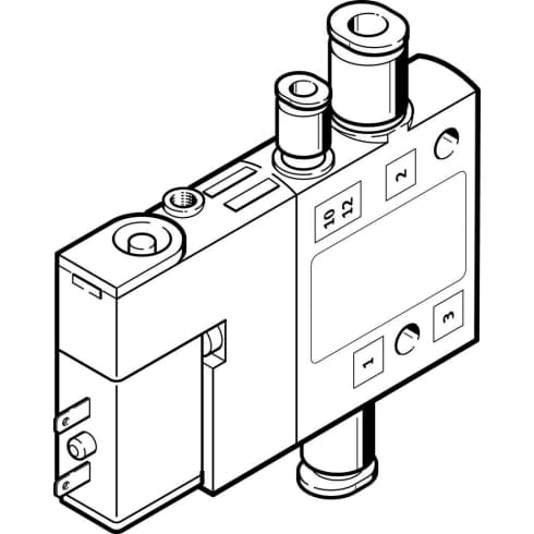 Распределитель с электроуправлением Festo CPE10-M1BH-3GLS-QS-6