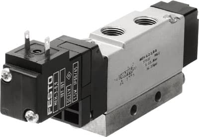 Распределитель с электроуправлением Festo MEH-5/2-1/8-L-B