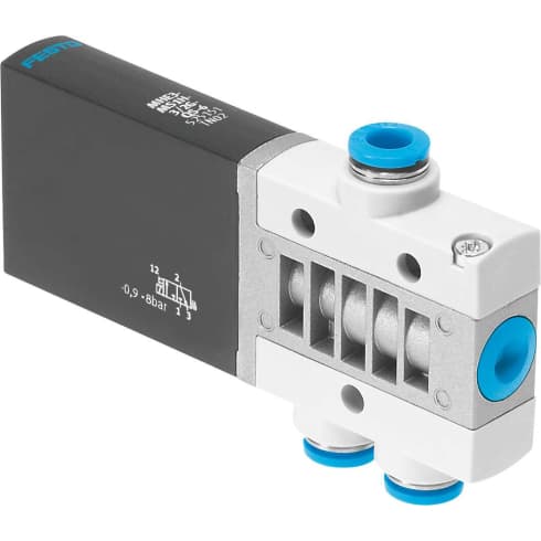 Распределитель с электроуправлением Festo MHE3-MS1H-3/2O-QS-6