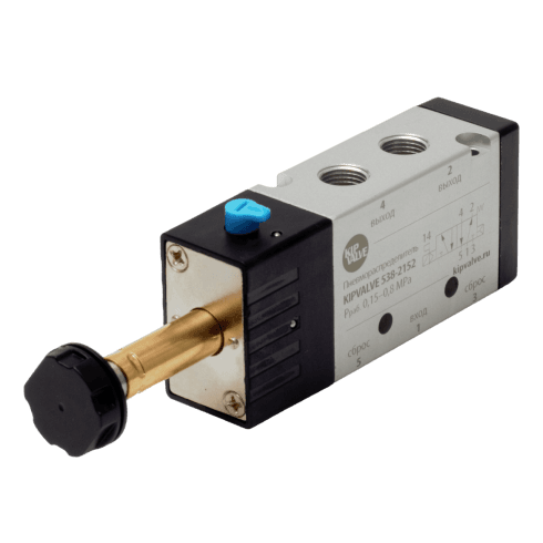 Пневмораспределитель с электроуправлением KIPVALVE 538-21