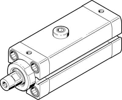 Линейно-поворотный зажим Festo CLR-25-20-L-P-A-K11-R8