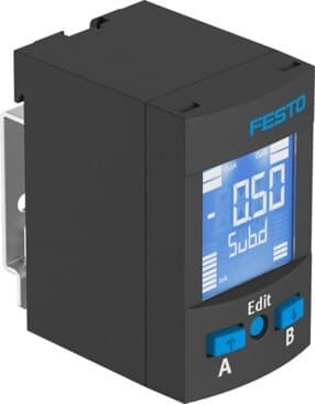 Датчик давления SPAU-P10R-W-Q4D-L-PNLK-PNVBA-M8D Festo — заводское изображение исполнения