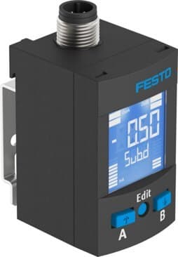 Датчик давления SPAU-P6R-W-G18FD-L-PNLK-PNVBA-M8U Festo — заводское изображение исполнения