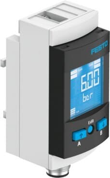 Датчик давления SPAU-P10R-MS4-F-L-PNLK-PNVBA-M8D Festo — заводское изображение исполнения