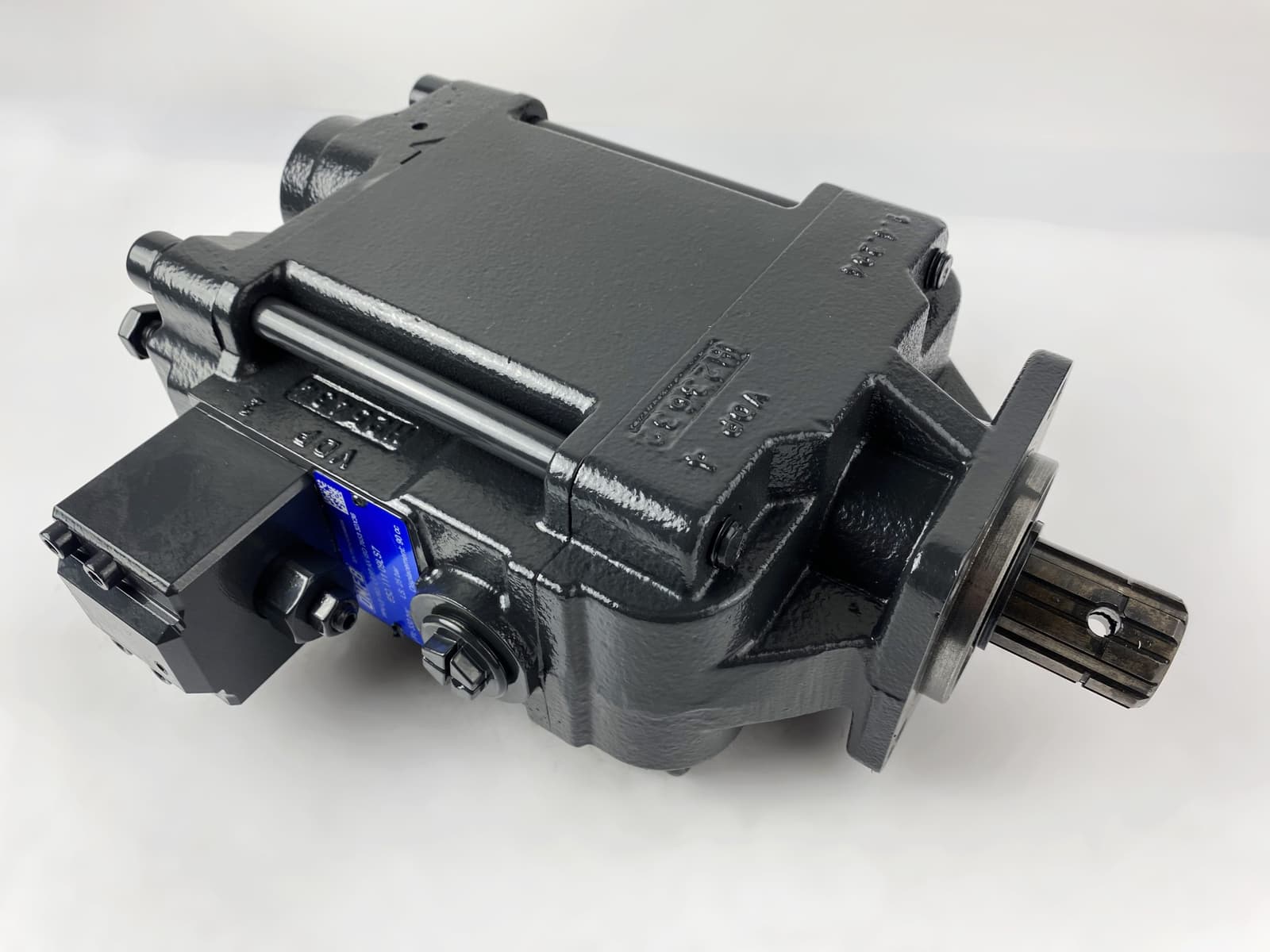 Насос аксиально-поршневой регулируемый PPV90 Левый ISO ADJUST OMFB 65011109LS7 | 375 bar, 500-2300 об/мин, патрубки отдельно