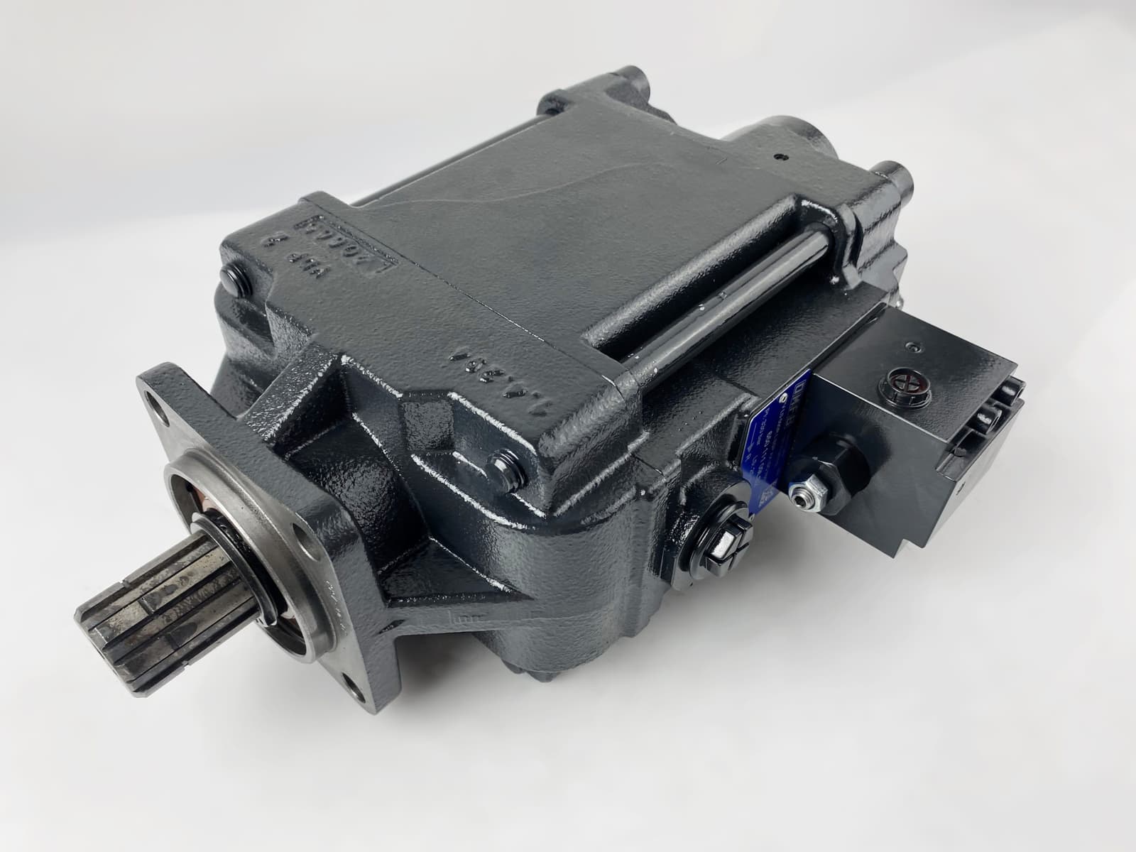 Насос аксиально-поршневой регулируемый PPV90 Правый ISO ADJUST OMFB 65011109LS2 | 375 bar, 500-2300 об/мин, патрубки отдельно