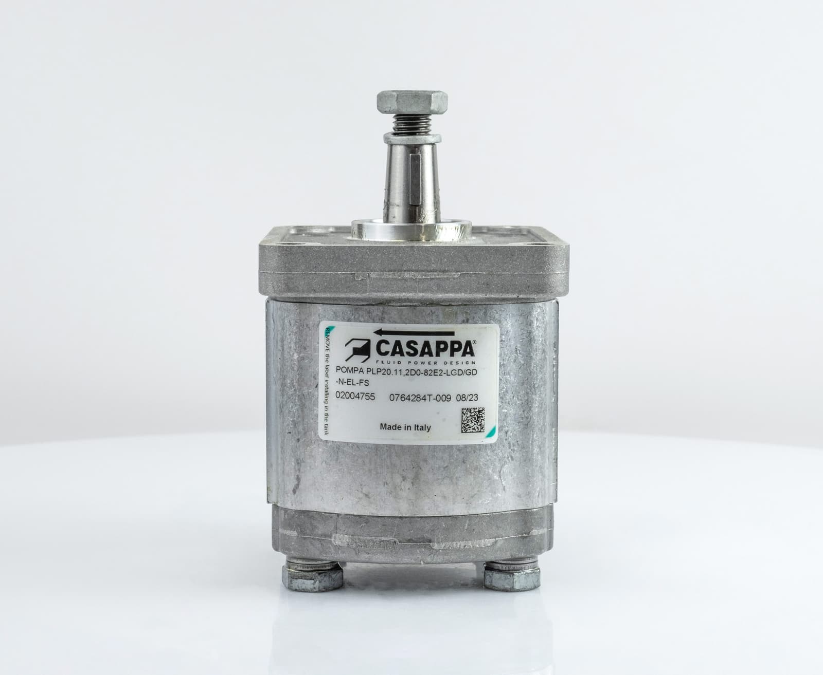 Шестеренный насос PLP20.11,2D0-82E2-LGD/GD-N-EL-FS 02004755 CASAPPA / 11,23 см3; 250 БАР; 600-3500 об/мин; фланец европейский – 2 группа (E2); вал европейский конический 1:8 (82)