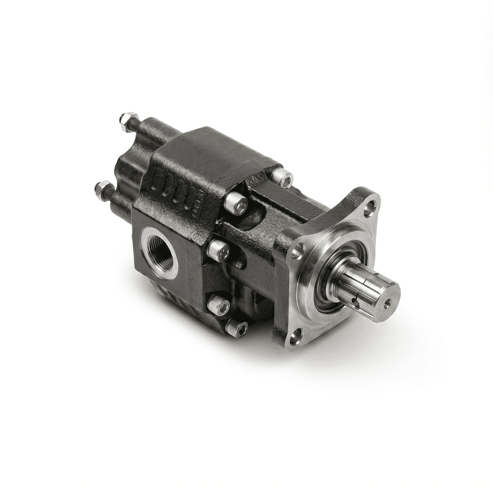 Гидронасос шестеренный Kazel ISO EHASS TDM 61 LEFT (GT30061SF111) 1-я секция тандема | 61 см³