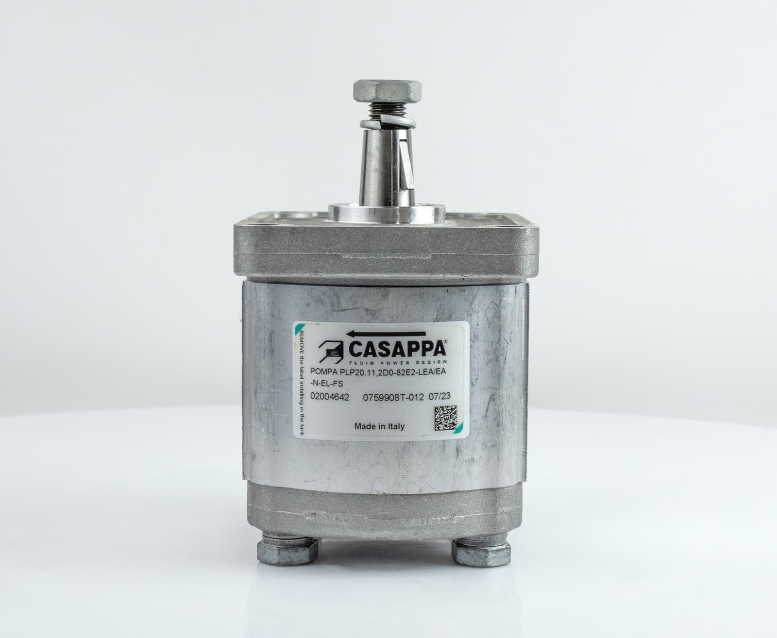 Насос шестеренный PLP20.11,2D082E2LEA/EA-N-EL-FS 02004642 CASAPPA/11,23 см3; 250 БАР; 600-3500 об/мин; фланец европейский – 2 группа (E2); вал европейский конический 1:8 (82)