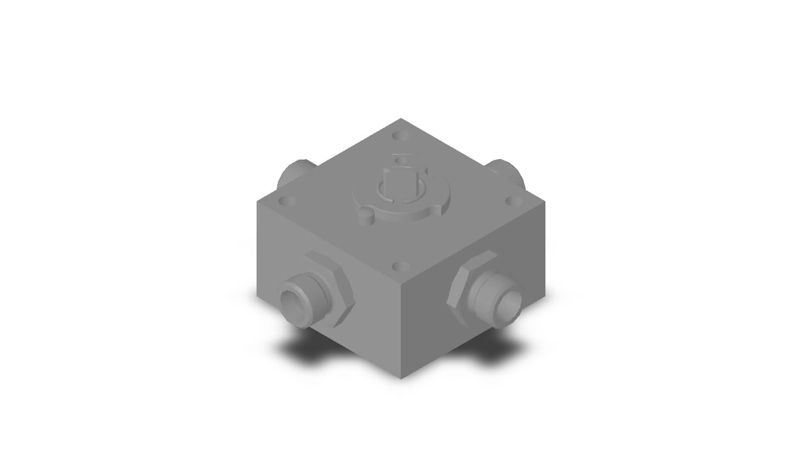 Четырёхходовой шаровой кран 701808 HYDAC — изображение серии