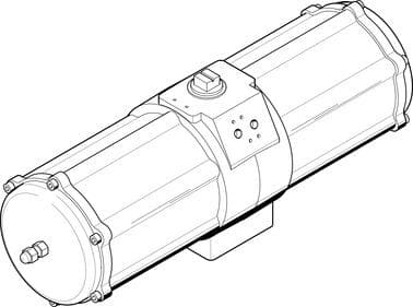 Поворотный пневмопривод DAPS-1920-090-RS4-F16 Festo — изображение серии