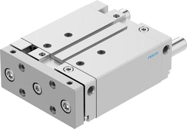 Пневмоцилиндр с направляющими DFM-50-80-B-PPV-A-KF Festo — изображение серии