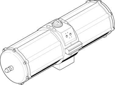 Поворотный пневмопривод DAPS-2880-090-RS4-F16 Festo — изображение серии