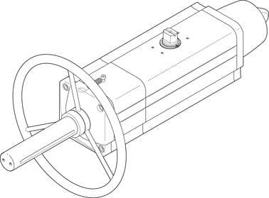 Поворотный пневмопривод DAPS-0360-090-RS4-F1012-MW Festo — изображение серии