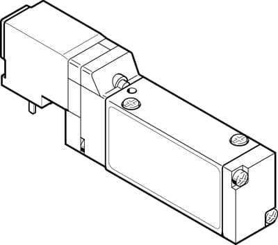 Распределитель с электроуправлением Festo MEH-3/2-5,0-I-B