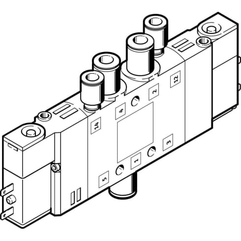 Распределитель с электроуправлением Festo CPE10-M1BH-5JS-QS-6