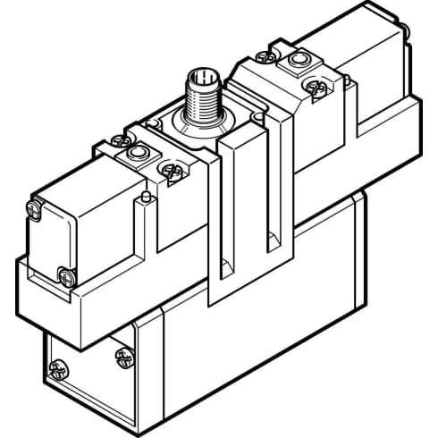 Распределитель с электроуправлением Festo JMEBDH-5/2-D-3-ZSR-C