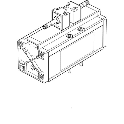 Распределитель с электроуправлением Festo JMDH-5/2-3/4-D-4
