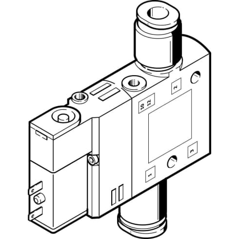 Распределитель с электроуправлением Festo CPE10-M1BH-3GL-QS-6