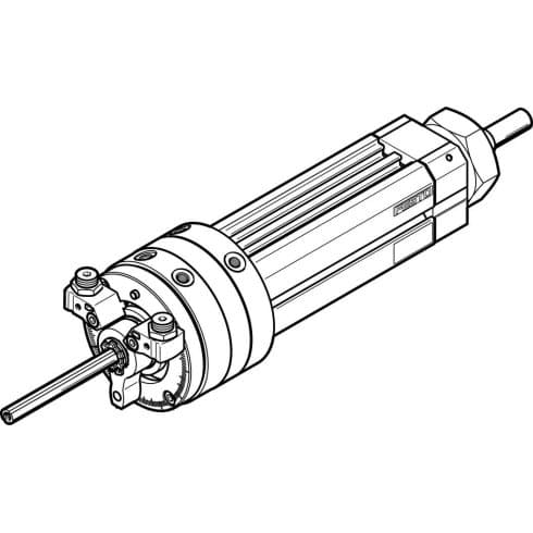 Поворотно-линейный модуль Festo DSL-20-25-270-P-A-S20-KF-B