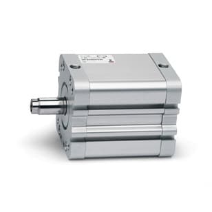 Компактный пневмоцилиндр 32CF2A080A025 Camozzi — типовое изображение исполнения Camozzi 32