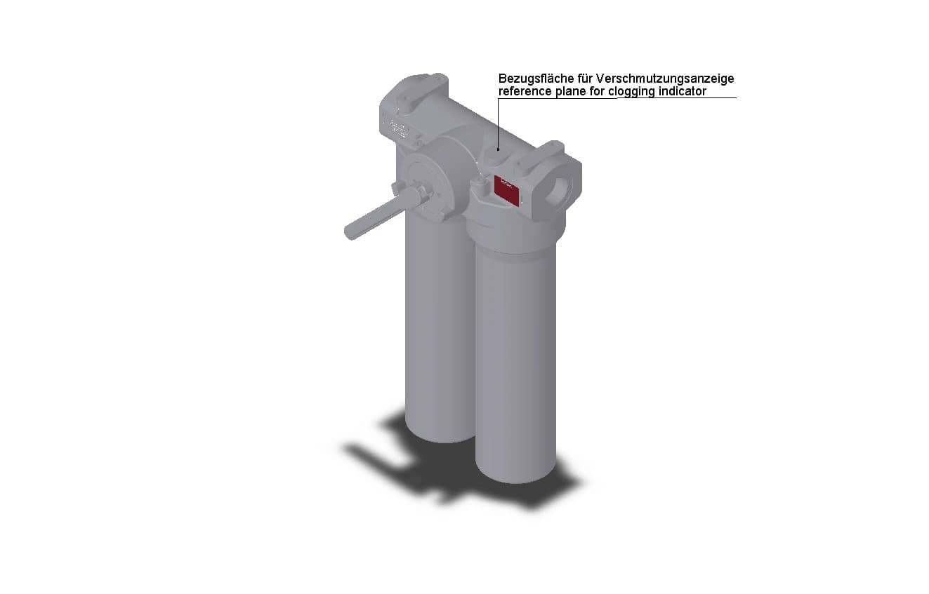 HYDAC FLND W/HC 400 DDF 25 B 1.2 /-W — типовая иллюстрация