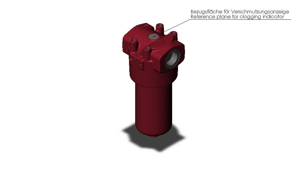 HYDAC DFN BN/HC 250 S F 6 B 1.0 /-B7 Hochdruckleitungsfilter — типовая иллюстрация