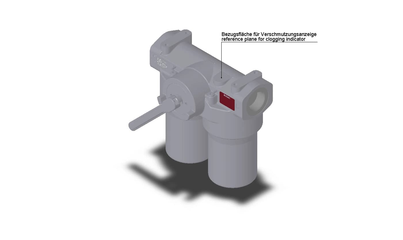 HYDAC FLND W/HC 160 DDF 25 A 1.2 — типовая иллюстрация
