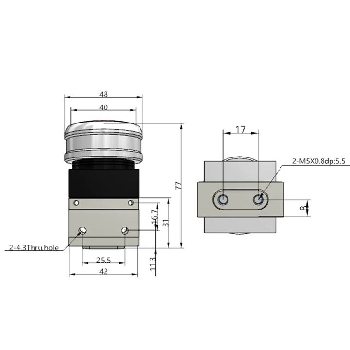 Ручной клапан AirTAC CM3PMS05G