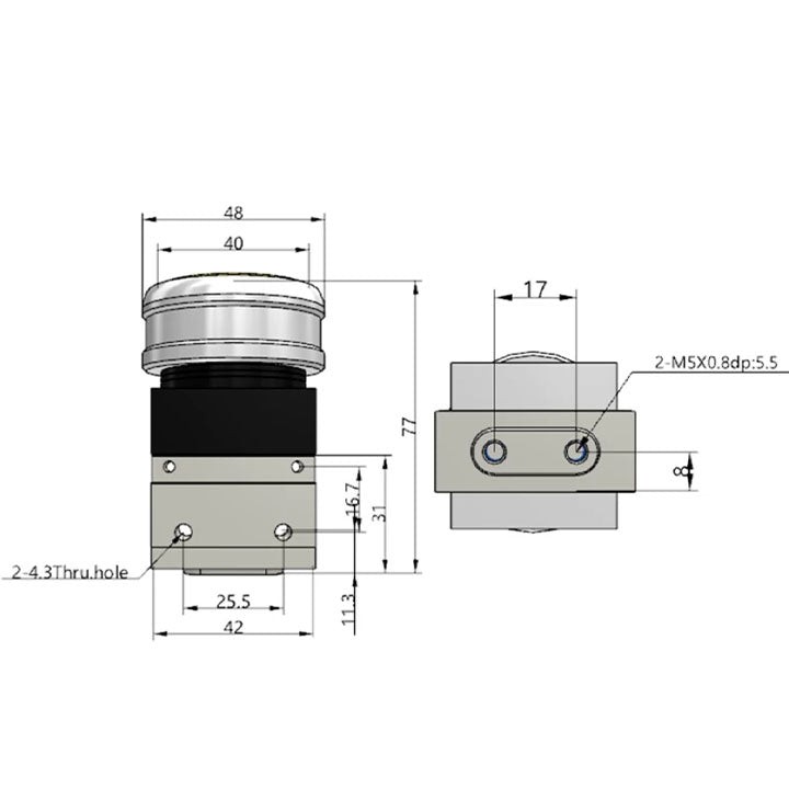 Ручной клапан AirTAC CM3PMS05Y
